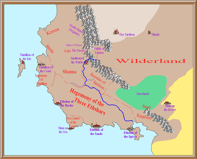 Map of Ethshar